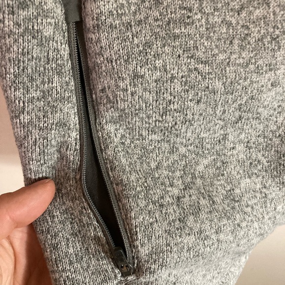 LL Bean Men’s Sweater Zip Up Large gray - Picture 4 of 9